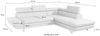 COTTA Polstergarnitur Enterprise L-Form, (Set), Set bestehend aus: Ecksofa mit Arm- & Kopfteilverstellung & Hocker Bild 4