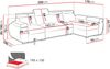 Ecksofa Boston LCP mit 2 Bettkästen und Schlaffunktion (Farbe: Flow 21, Seite: Links LCP+2R+1P(65)) Bild 5