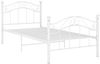 vidaXL Bett Weiß Metall 90x200 cm 324989 Bild 2