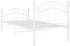 vidaXL Bett Weiß Metall 90x200 cm 324989 Bild 5