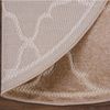 Sanat 'Berlin' Teppich, Höhe: 6 mm, In -und Outdoor geeignet, Beige, 200 cm Rund Bild 4