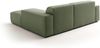 KAWOLA Sofa RANI Ecksofa Feincord olivgrün Recamiere rechts 71 x 189 x 228 cm Bild 5