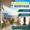 tillvex Balkonmarkise 200 cm Beige Gelenkarm Markise Klemmmarkise Sonnenmarkise Balkon ohne Bohren Bild 3