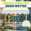 tillvex Balkonmarkise 200 cm Beige Gelenkarm Markise Klemmmarkise Sonnenmarkise Balkon ohne Bohren Bild 4