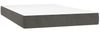 vidaXL Boxspringbett mit Matratze Dunkelgrau 120x200 cm Samt, Härtegrad: H2 [3141174] Bild 5