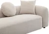 Vente-unique - OXILA Sofa Stoff Beige - B 97 cm x H 65 cm x L 229 cm Bild 4