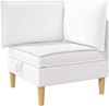 vidaXL Modular Sofa Set mit Stauraum 3 pcs Weiß Stoff 3413718 Bild 4