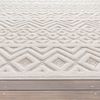 KADIMA DESIGN Teppich Struktur Wohnzimmer schmutzabweisend Teppich Kurzflor, Läufer, Höhe: 14 mm, Florhöhe: 10 mm, 100% Polypropylen, Läufer, 80x150 cm, Creme Bild 4