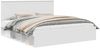 vidaXL Bettrahmen mit Kopfteil Weiß 200 x 200 cm Massives Kiefernholz 3409309 Bild 2