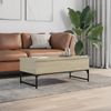 vidaXL Couchtisch Sonoma-Eiche 100x50x40 cm Holzwerkstoff und Metall 845377 Bild 3