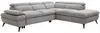 Vente-unique - SURDELI Sofa Stoff Grau - B 233 cm x H 79 cm x L 280 cm Bild 5