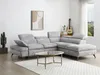 Vente-unique - SURDELI Sofa Stoff Grau - B 233 cm x H 79 cm x L 280 cm Bild 2