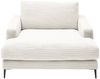 KAWOLA Longseat CARA Feincord weiß 84 x 170 x 132 cm Bild 5