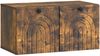 vidaXL Wandmontierter TV-Schrank Geräucherte Eiche 59,5 x 31 x 30 cm 898200 Bild 2