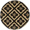 vidaXL Tischsets 4 Stk. Schwarz 38 cm Rund Jute 133868 Bild 2