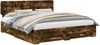 vidaXL Bettrahmen Geräucherte Eiche 200 x 200 cm Holzwerkstoff 3412336 Bild 2