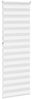 vidaXL Doppelrollo Weiß 75x230 cm Stoffbreite 70,9 cm Polyester 4014802 Bild 4