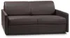 Schlafsofa 3-Sitzer CALIFE - Braun - Liegefläche: 140 cm - Matratzenhöhe: 14 cm Bild 2