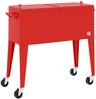 vidaXL Kühlwagen mit Rollen Rot 92x43x89 cm 93743 Bild 2