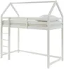 Vente-unique - TARZIA Bett Holz, Platte Weiß - B 96,5 cm x H 200,5 cm x L 197,5 cm Bild 2