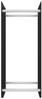 vidaXL Brennholzregal Schwarz 40x35x100 cm Hartglas 327467 Bild 3