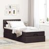 vidaXL Ottoman-Bett mit Matratze & LEDs Dunkelbraun 90x190 cm Stoff 3312356 Bild 4