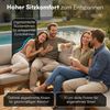 STEELSØN 'Mizaru' Premium Gartenlounge, Gartenmöbel Set mit Tisch, Akazienholz, wetterfest und UV-beständig, Outdoor Ecksofa mit 4 Sitzen Bild 5