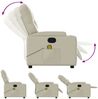vidaXL Massagesessel Creme Kunstleder 372511 Bild 5