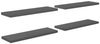 vidaXL Schweberegale 4 Stk. Hochglanz-Grau 120x23,5x3,8 cm MDF 323801 Bild 2