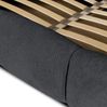 Polsterbett Doppelbett GRACIA 160x200cm Komplettset in Stoff Allora Anthrazit Bild 5