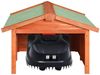 vidaXL Mähroboter Garage, Tannenholz, 72 x 87 x 50 cm, Natur / Grün Bild 3