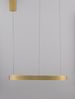 Nova Luce 9345661 ELOWEN LED Pendelleuchte 60cm 3000K Gold gebürstet dimmbar Bild 5