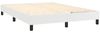 vidaXL Boxspringbett mit Matratze Weiß 140x190 cm Kunstleder 3144256 Bild 5
