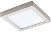Eglo 96679 Smart Light Aufbauleuchte FUEVA-C nickel-matt weiß 22,5x22,5 cm dimmbar 2700-6500K mit Connect Funktion Bild 2