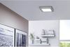 Eglo 96679 Smart Light Aufbauleuchte FUEVA-C nickel-matt weiß 22,5x22,5 cm dimmbar 2700-6500K mit Connect Funktion Bild 5