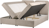 Boxspringbett mit Stauraum Stoff CHANCELLOR 160 x 200 cm Taupe Bild 4