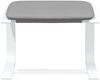 vidaXL Fußhocker Hellgrau 51x41x40 cm Stoff 351064 Bild 4