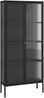 Vitrinenschrank Vinterhavn 180x80x35 cm Stahl Schwarz [en. casa] Bild 5