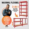 MONZANA® 2x Schwerlastregal 180x90x40cm rot 1750kg Bild 5