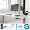 Desktopia Pro X - Elektrisch höhenverstellbarer Schreibtisch / Ergonomischer Tisch mit Memory-Funktion, Weiß, Gestell Weiß, 120x80 cm Bild 2