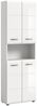 furnling Badkommode Hochschrank Ivy, mit 4 Türen, 6 Fächer, 1 offenes Fach, Badezimmer Schrank, Kommode Bild 4