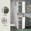 furnling Badkommode Hochschrank Ivy, mit 4 Türen, 6 Fächer, 1 offenes Fach, Badezimmer Schrank, Kommode Bild 2