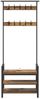 vidaXL Garderobenständer Altholz 75 x 34 x 184 cm Holzwerkstoff 879957 Bild 5