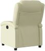 vidaXL Relaxsessel Elektrisch Creme Echtleder 3204256 Bild 5