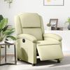 vidaXL Relaxsessel Elektrisch Creme Echtleder 3204256 Bild 1