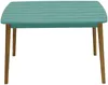 Vente-unique - GOZO Garden dining set Holz, Platte BlauBlau - B 60 cm x H 50 cm x L 80 cm Bild 3
