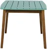 Vente-unique - GOZO Garden dining set Holz, Platte BlauBlau - B 60 cm x H 50 cm x L 80 cm Bild 4