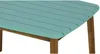 Vente-unique - GOZO Garden dining set Holz, Platte BlauBlau - B 60 cm x H 50 cm x L 80 cm Bild 5