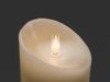 LED Echtwachskerze mit Flamme & Timer, Ø 10cm, Höhe 14cm, Batteriebetrieb Bild 4