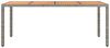 vidaXL Gartentisch 75 x 90 x 190 cm mit Holzplatte Grau Poly Rattan & Massivholz Akazie Bild 3